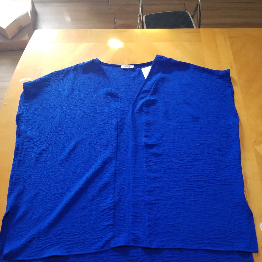 Bright Blue Oddi Seam Detail Airflow Top Oversized s/m